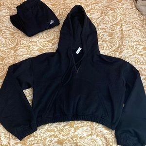 Alo cropped hoodie